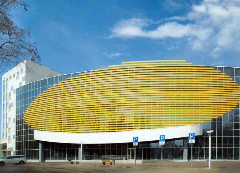 Дирижабль: Вид здания